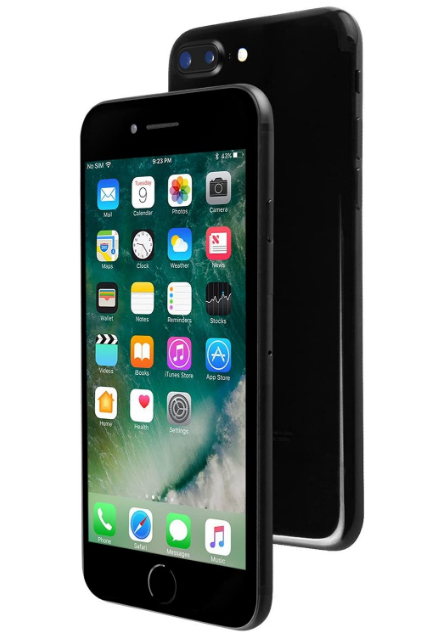 Apple iPhone 7 Plus, 32GB, Jet Black